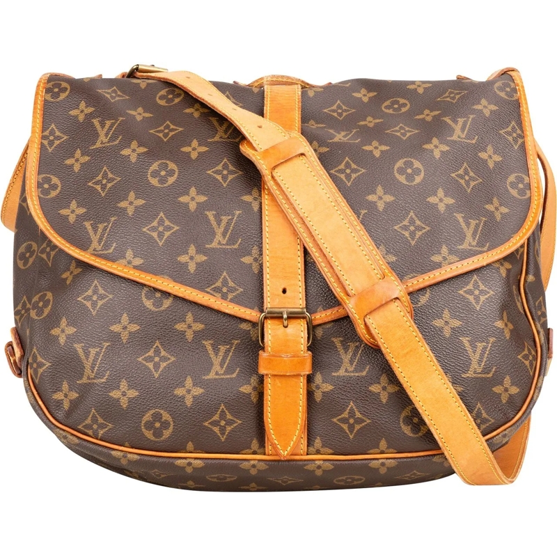 Louis Vuitton Tote Louis Vuitton Canvas Monogram Saumur 35 Crossbody  braun
