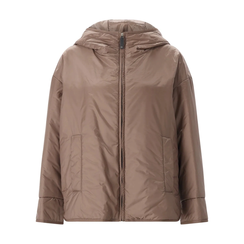 Max Mara Übergangsjacke Wattierte Oversize-Jacke MTC Cleo braun