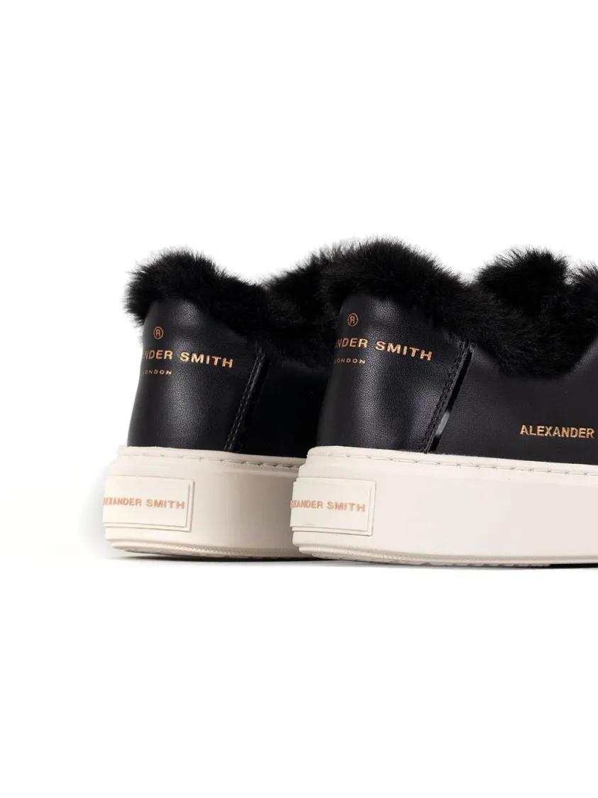 Thumbnail - Alexander Smith Low-Top Sneaker - Black Cow Leather Trainers - Gr. 37 (EU) - in Schwarz - für Damen