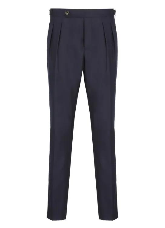 Brunello Cucinelli - Virgin Wool Pants - Größe 48 - blau