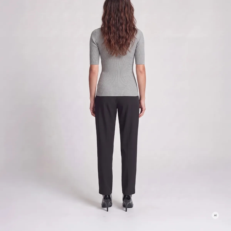 Marc Aurel  Pullover- mit silbernem Glanzgarn- Turtleneck- grau(Image 4)