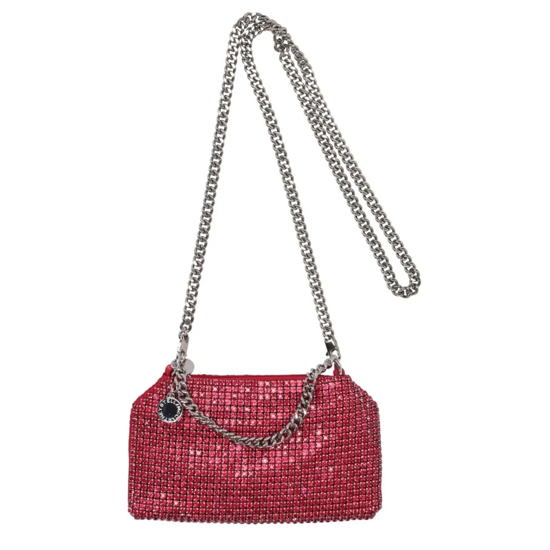 Stella McCartney Schultertasche Structured Red Handbag With Minimalist Aesthetic Red