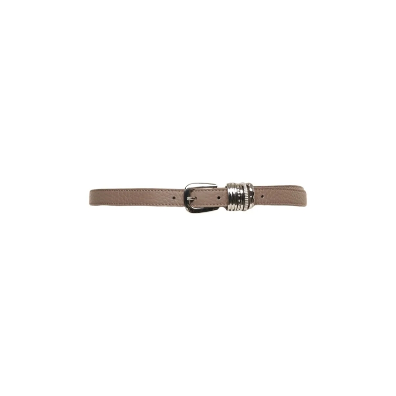 Orciani Gürtel Grained Leather Belt Brown