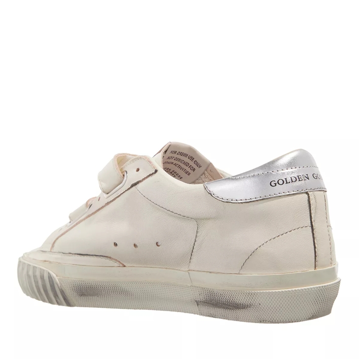 Silver low top sneakers sale