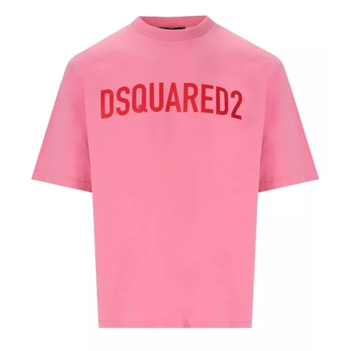 Dsquared2 Pink Loose Fit T-Shirt Pink 