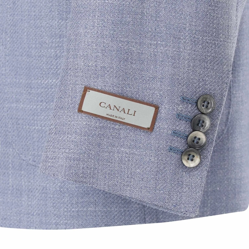 Canali Anzugjacke Sakko Kei blau(Image 5)