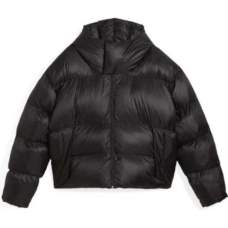 Black puma puffer jacket deals