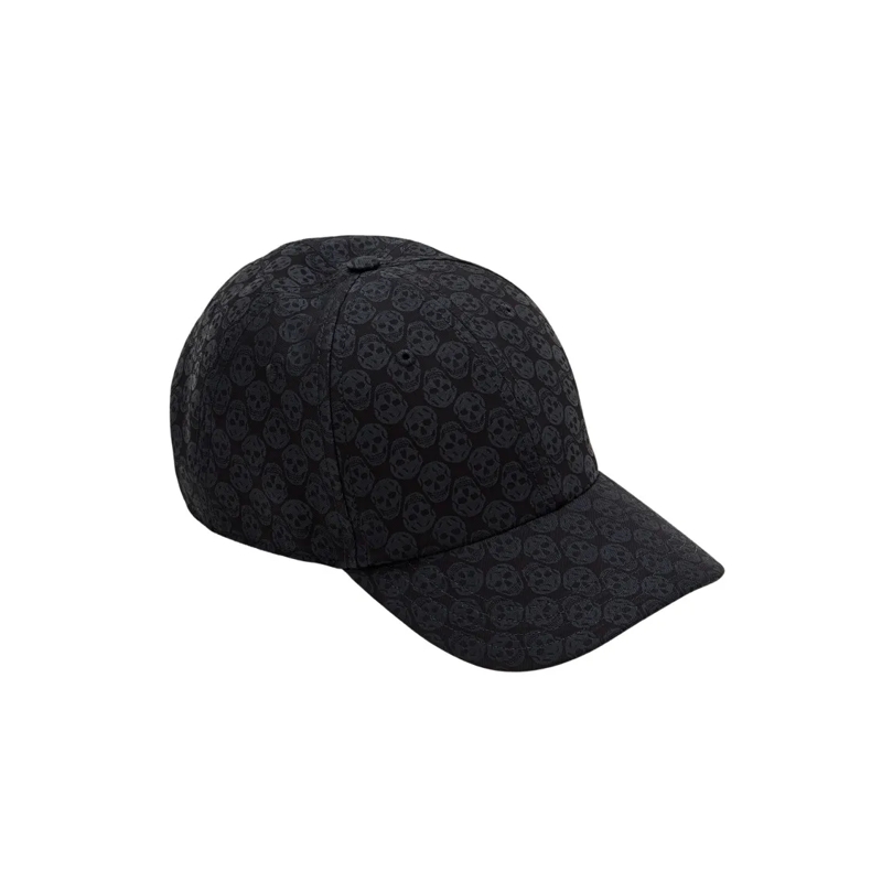Alexander McQueen Hoed Skull Repeat Hat Black