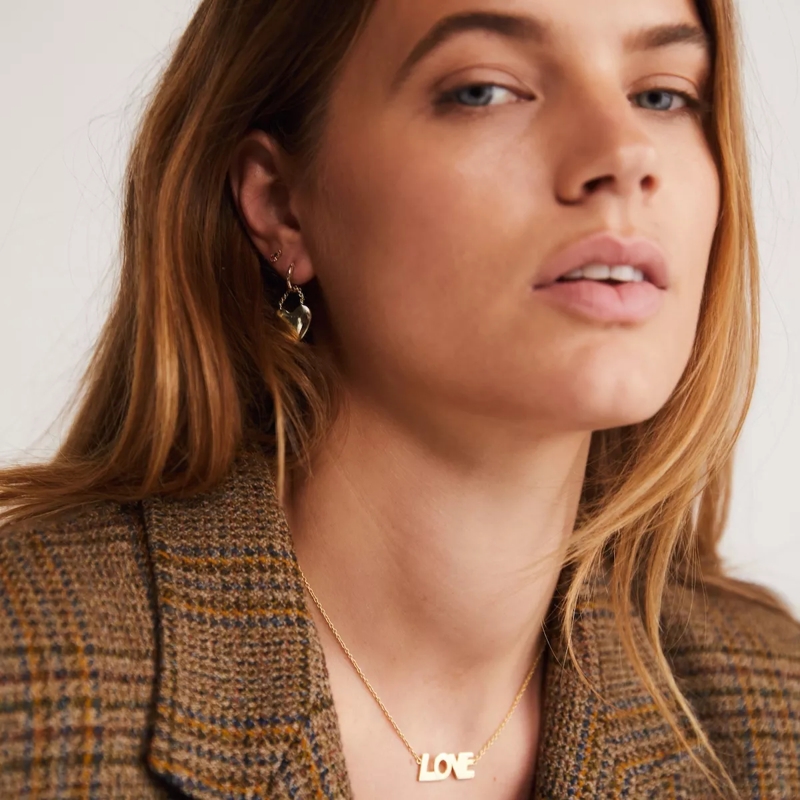 Anna + Nina Ohrstecker Single Eclectic Anna Stud Earring Multicolor (Image 3)