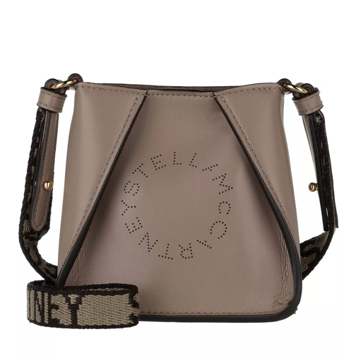 Stella McCartney Micro Tote Bag Eco Soft Alt Nappa Logo Moss Rymlig shoppingväska