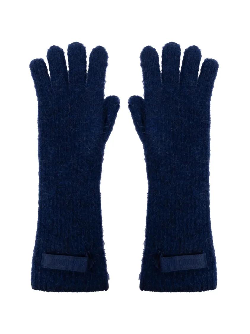 Jacquemus Les Gants Gros Grain Logo Gloves Black | Handschuhe