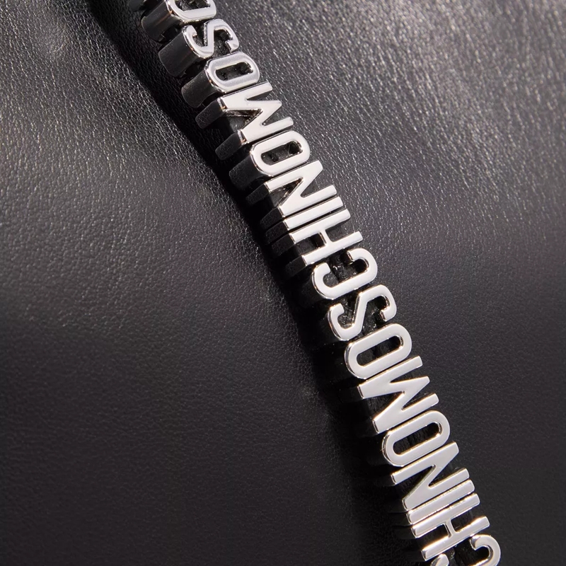 Moschino Hobo Bag Mini Lettering Nero(Image 4)