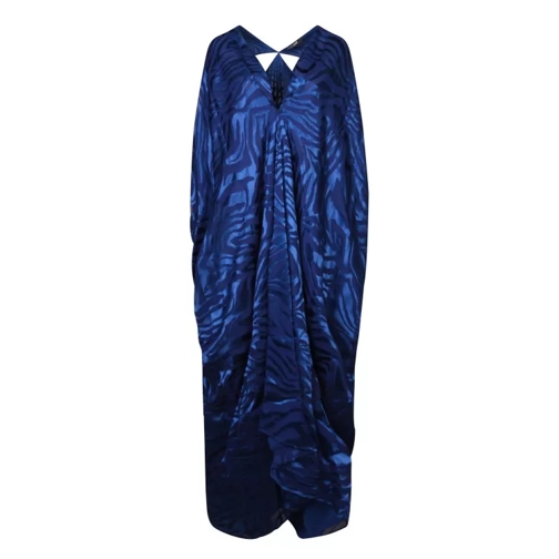 Roberto Cavalli Kaftan Dress Blue 