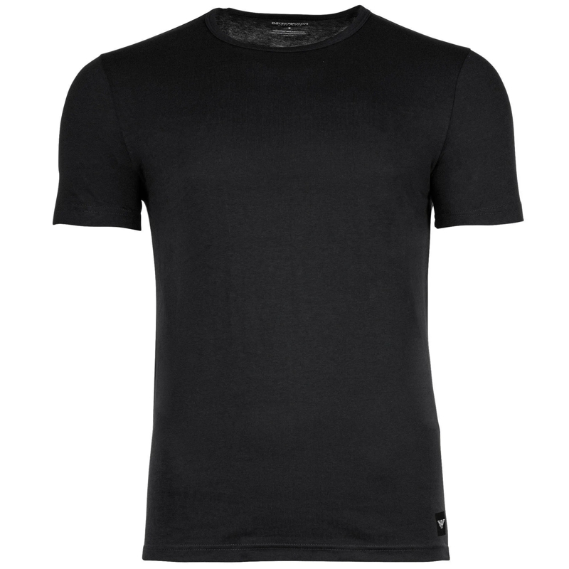 Emporio Armani Hemd Hochwertige Rundhals-Shirts im Doppelpack von EMPO schwarz(Image 2)