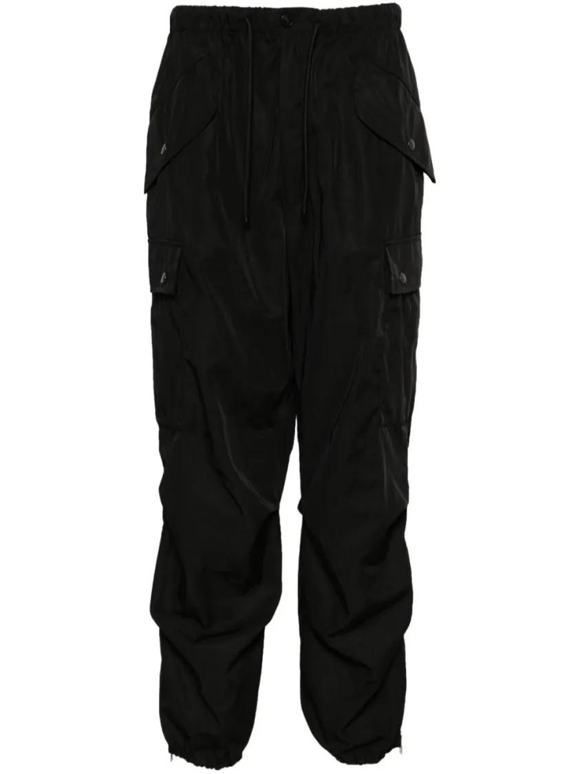 Dries Van Noten - Mid-Rise Pants With Logo - Größe L - schwarz