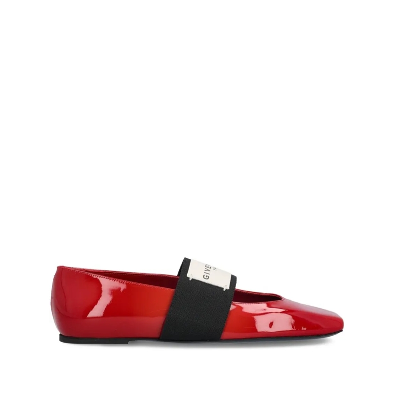Givenchy Ballerinas Pointed Toe Flats Red