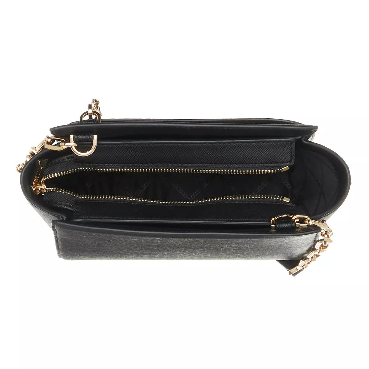 Michael kors black messenger bag on sale