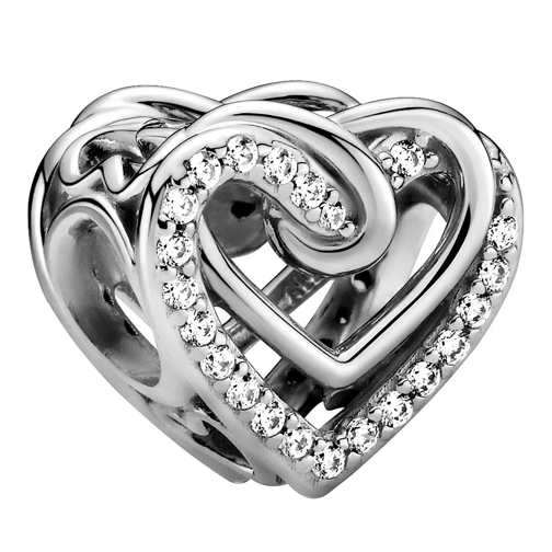 Pandora Funkelnde Verschlungene Herzen Charm Sterling silver Pendant
