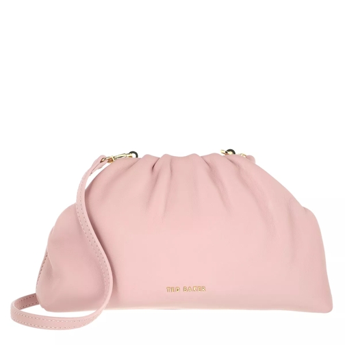 Ted Baker Dorieen Mini Gathered Slouchy Clutch Pale Pink Clutch