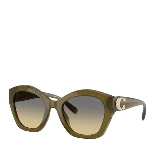 Coach Sonnenbrille Cad31 Milky Olive