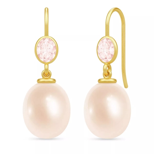 Julie Sandlau Callas Earrings Rose Pearl Drop Earring
