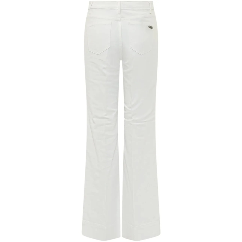 MICHAEL Michael Kors Ausgestellte Jeans Jeans Violette a Gamba Svasata weiß(Image 2)