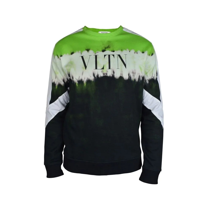 Valentino Garavani Trui Tie-Dye Effect Valentino Garavani Long Sleeve Swea Black