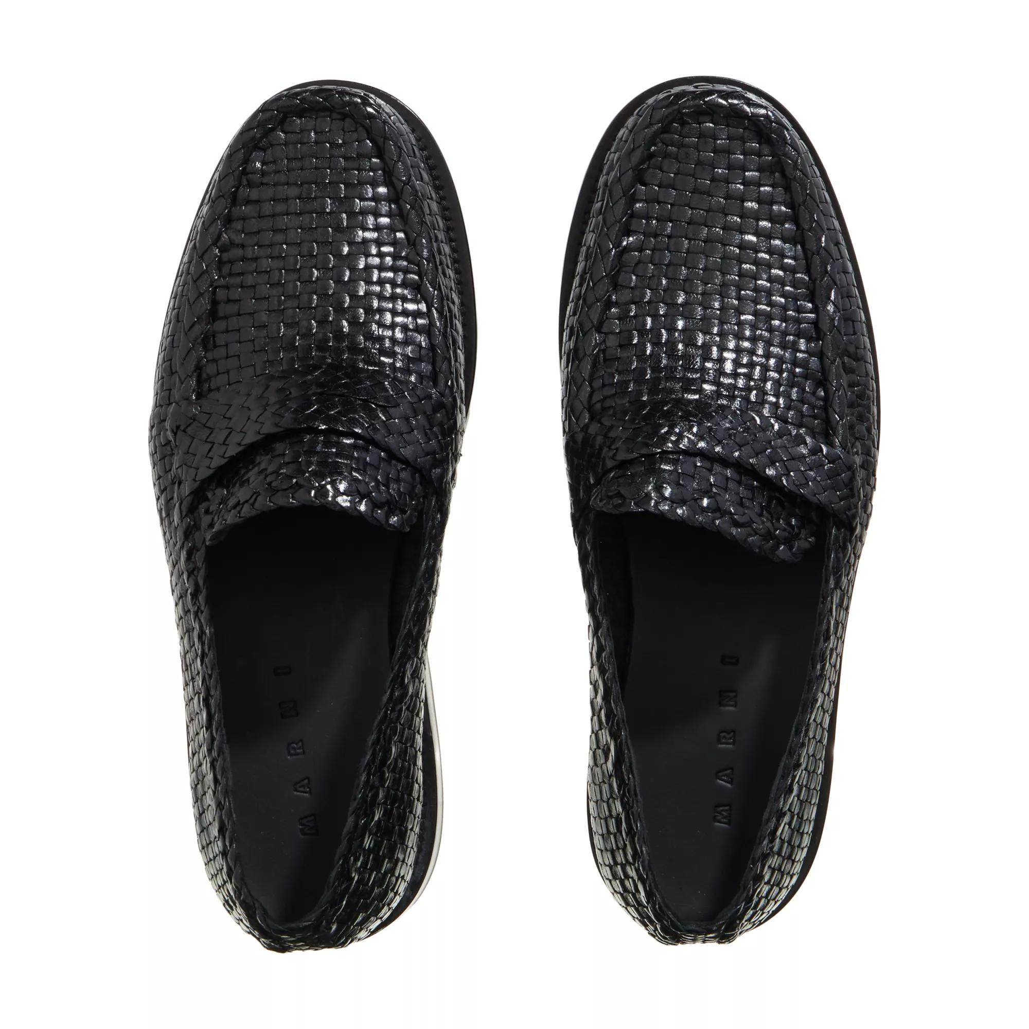 Thumbnail - Marni Loafer - Woven Light Loafer - Gr. 37 (EU) - in Schwarz - für Damen