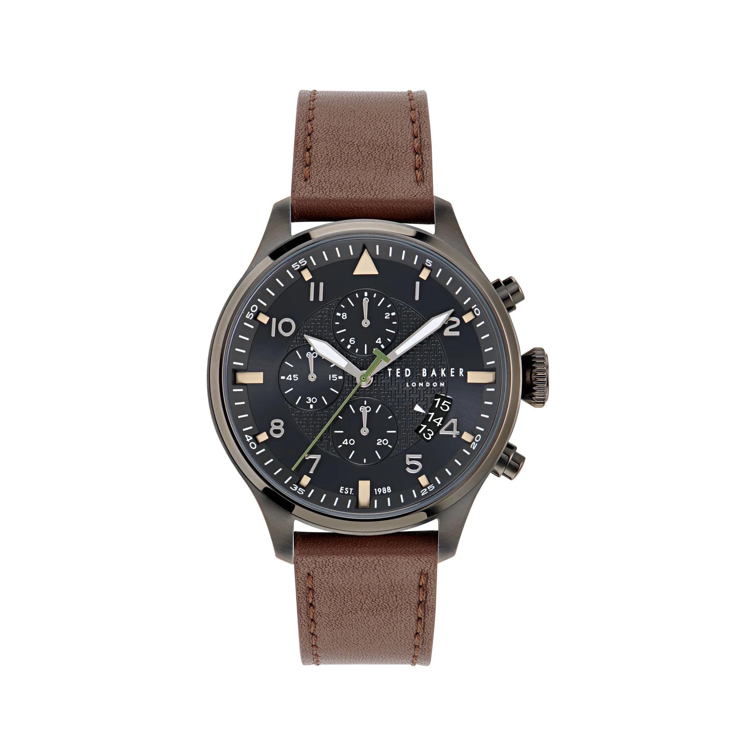 Ted Baker Uhren - Quarz Chronograph Fulmaar - Gr. unisize - in Braun - für Herren