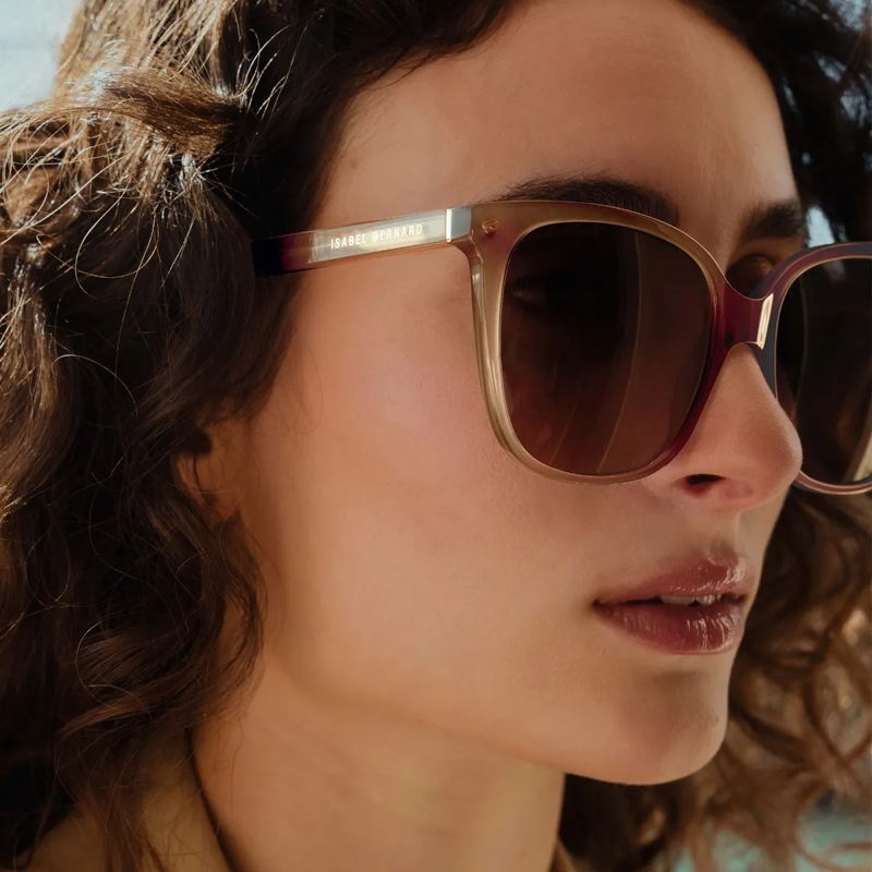 Isabel Bernard Sonnenbrille Sonnenbrille Beige Transparent(Image 4)