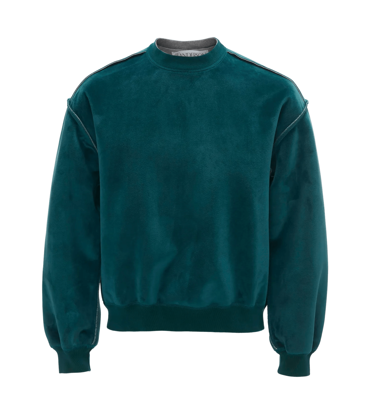 J.W.Anderson - Sweatshirt mit Samtbesatz - Größe M - multi