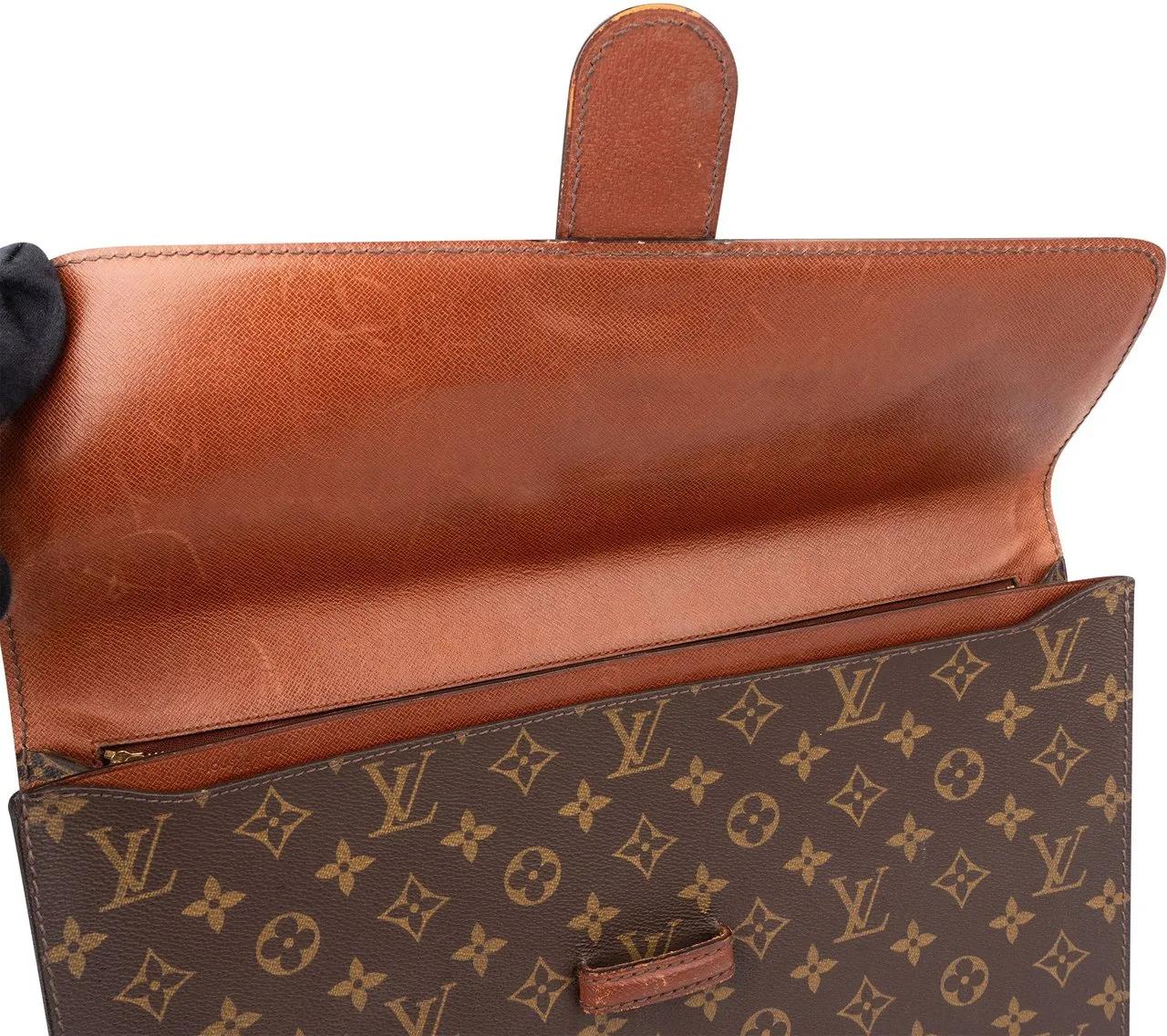 Thumbnail - Louis Vuitton Crossbody Bags - Louis Vuitton Canvas Monogram Cartella Business Cl - Gr. unisize - in Braun - für Damen