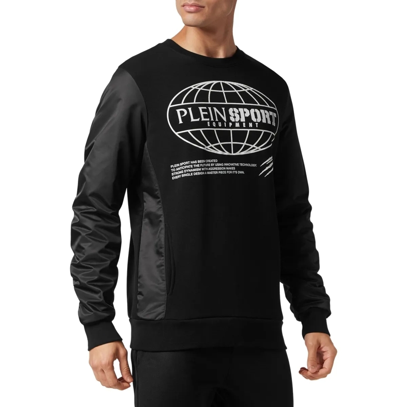 Plein Sport Top Sweatshirt Global Express Edition schwarz(Image 3)