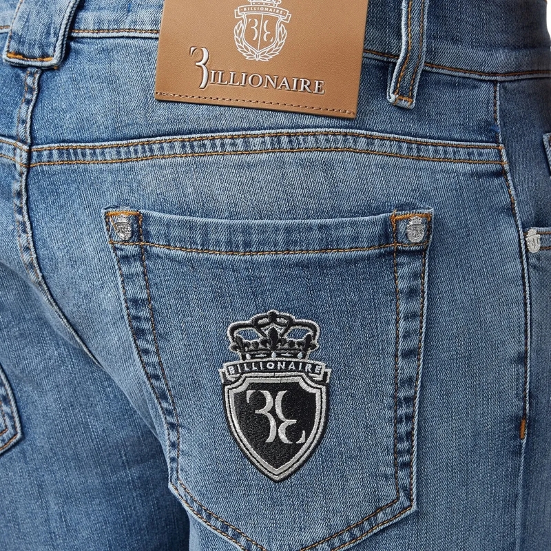 BILLIONAIRE Jeans mit geradem Bein Jeans Regular Fit Crest hell-blau(Image 4)