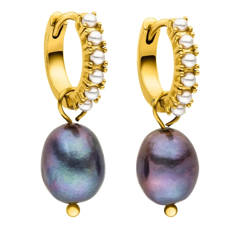 Purelei Ohrstecker Ohrringe Pearly gold