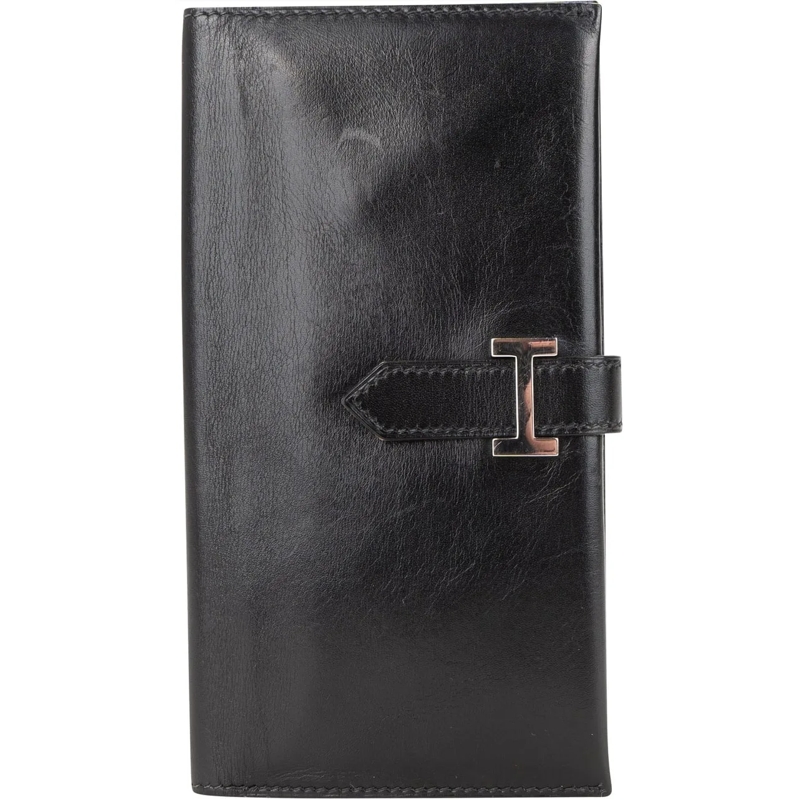 Hermès Geldbörse Hermes Calfskin Bearn Soufflet Bifold Wallet mehrfarbig