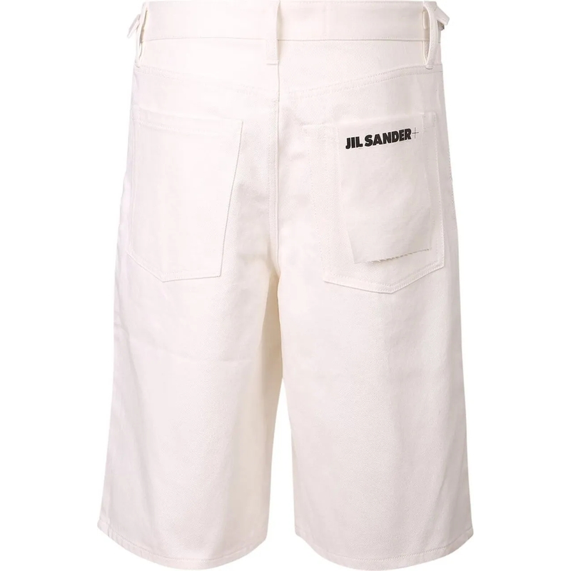 Jil Sander Short en jean Jil Sander Denim Shorts weiß(Image 2)