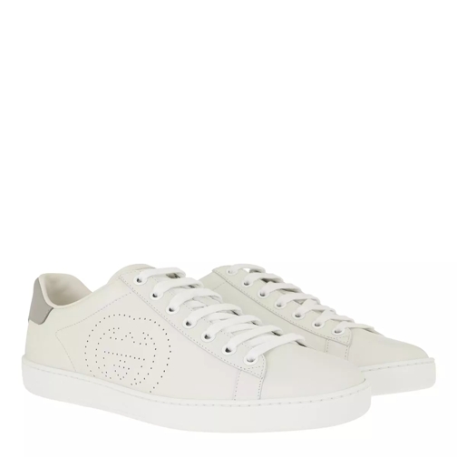 Gucci GG Print Ace Sneaker White/Grey Low-Top Sneaker
