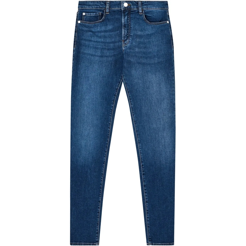 Emporio Armani Jeans mit geradem Bein Jeans Blue Denim blau