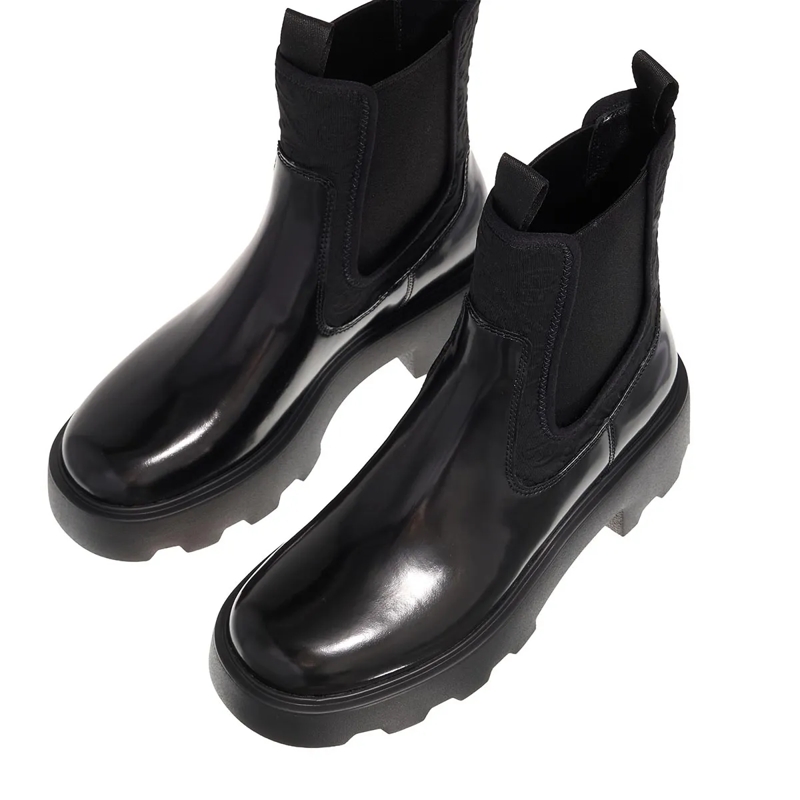 Tory Burch Chelsea-laarzen T Monogram Lug Chelsea Boot 65Mm Perfect Black(Image 6)