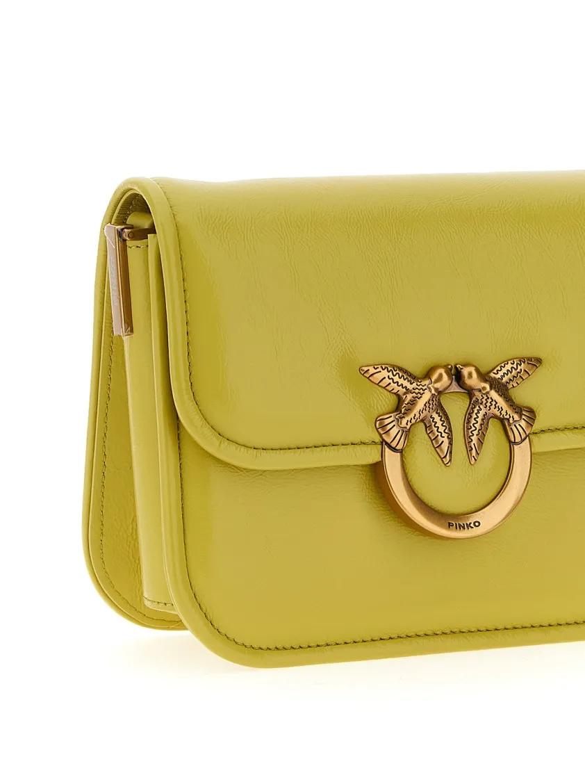 Pinko Hobo bags 'Love Bag Box' Shoulder Bag in geel