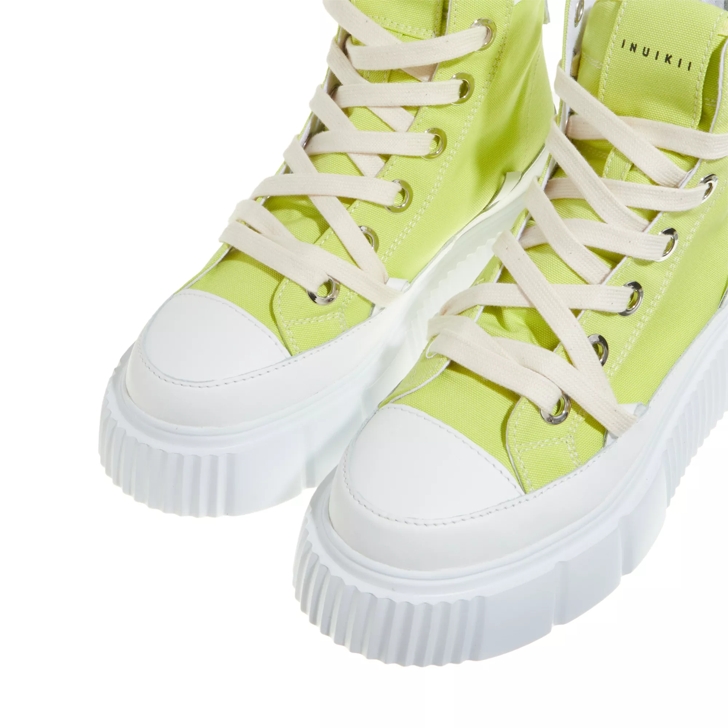 Lime green high top sneakers best sale