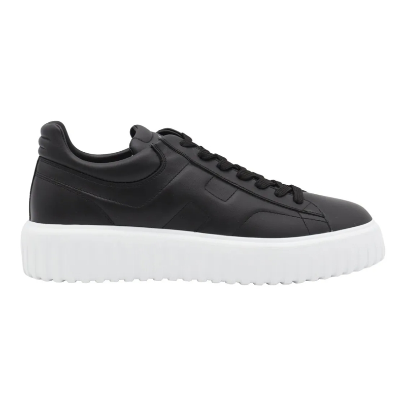 Hogan Lage-top sneaker Black Sneakers With Thick Ridged White Sole Black