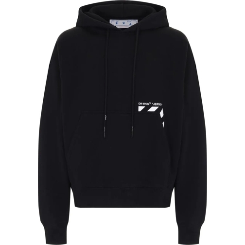 Off-White  Diagonal Pocket Skate Logo Hoodie schwarz