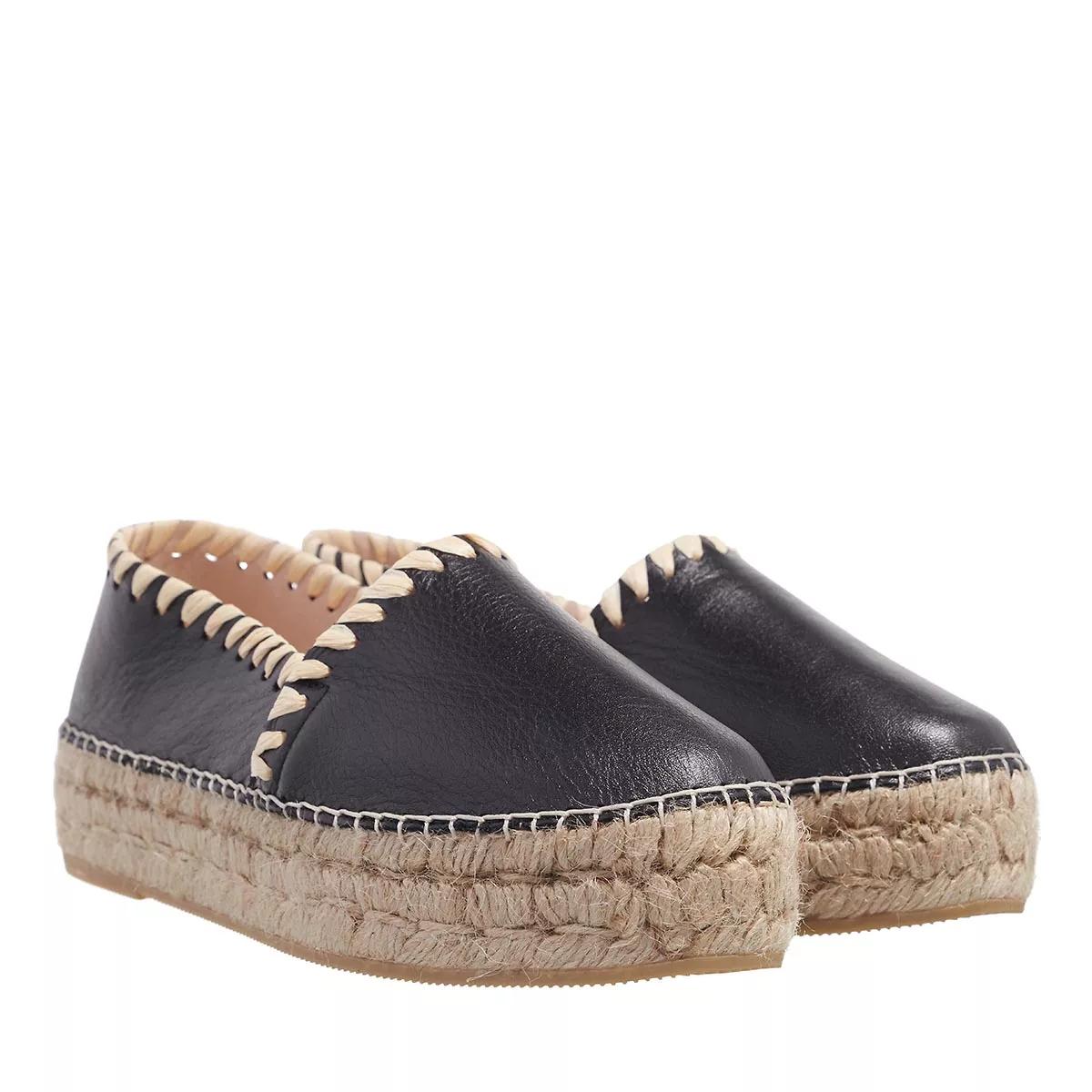 Espadrij l’originale Espadrilles - Classic Cuir Raphia - Gr. 40 (EU) - in Schwarz - für Damen