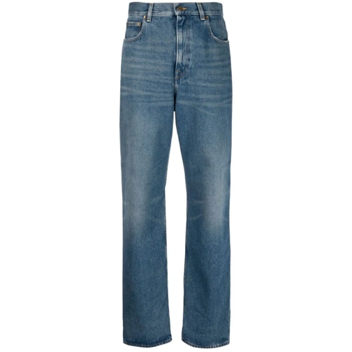 Golden Goose Blue Wide Leg Denim Pants Blue Jeans