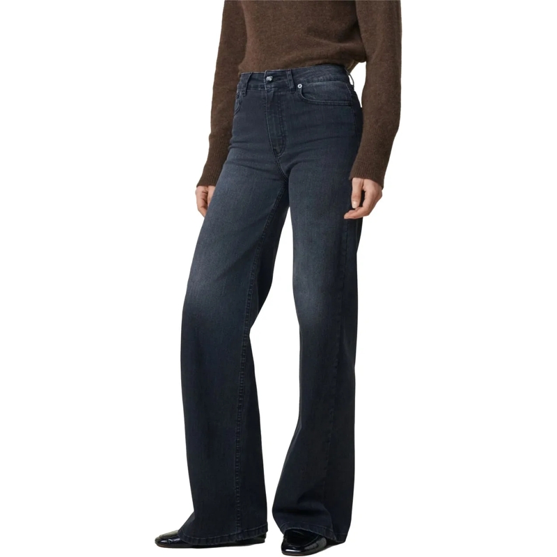 LOIS JEANS Jeans mit geradem Bein Lois Palazzo Jeans Donkergrijs 2142-7562 grau(Image 3)