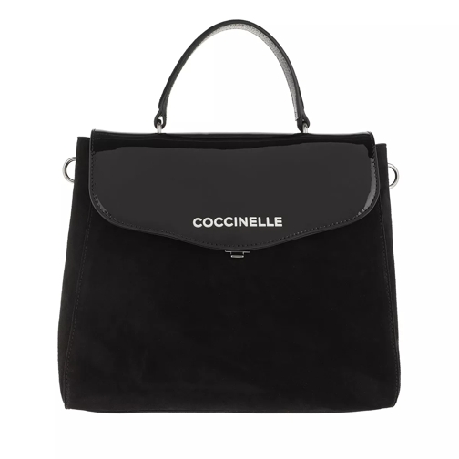 Coccinelle Andromeda Design Handle Bag Noir Satchel