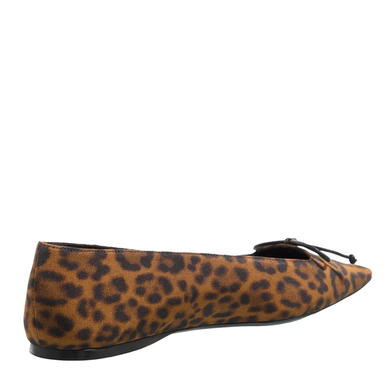 Saint Laurent Ballerinas Poppy Ballerina Shoes Brown / Black(Image 4)