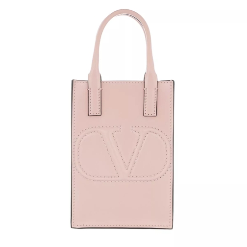 Valentino Garavani Smartphone Crossbody Bag Leather Rose Quartz Phone Bag